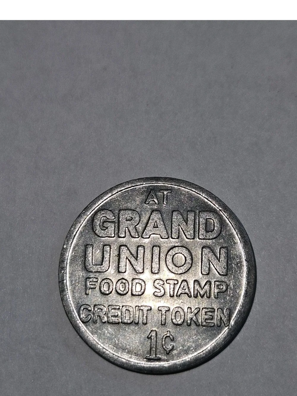 Vintage 1920s Washington D.C. Delaware Mem. Br. Septa Transit Token. Food Stamp